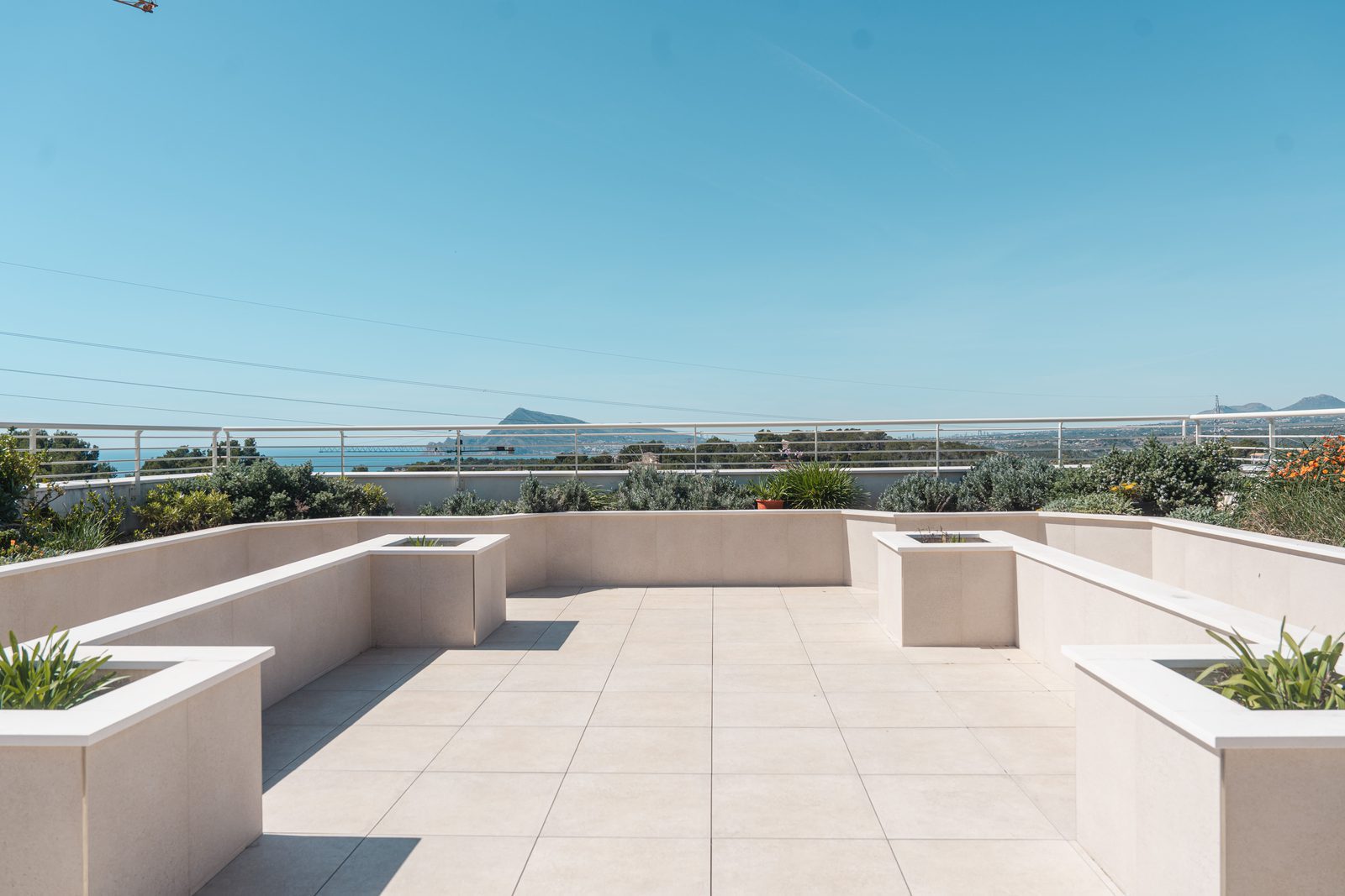 Stunning sea and golf views from the terrace of a 5-bedroom villa in Altea - The Estates