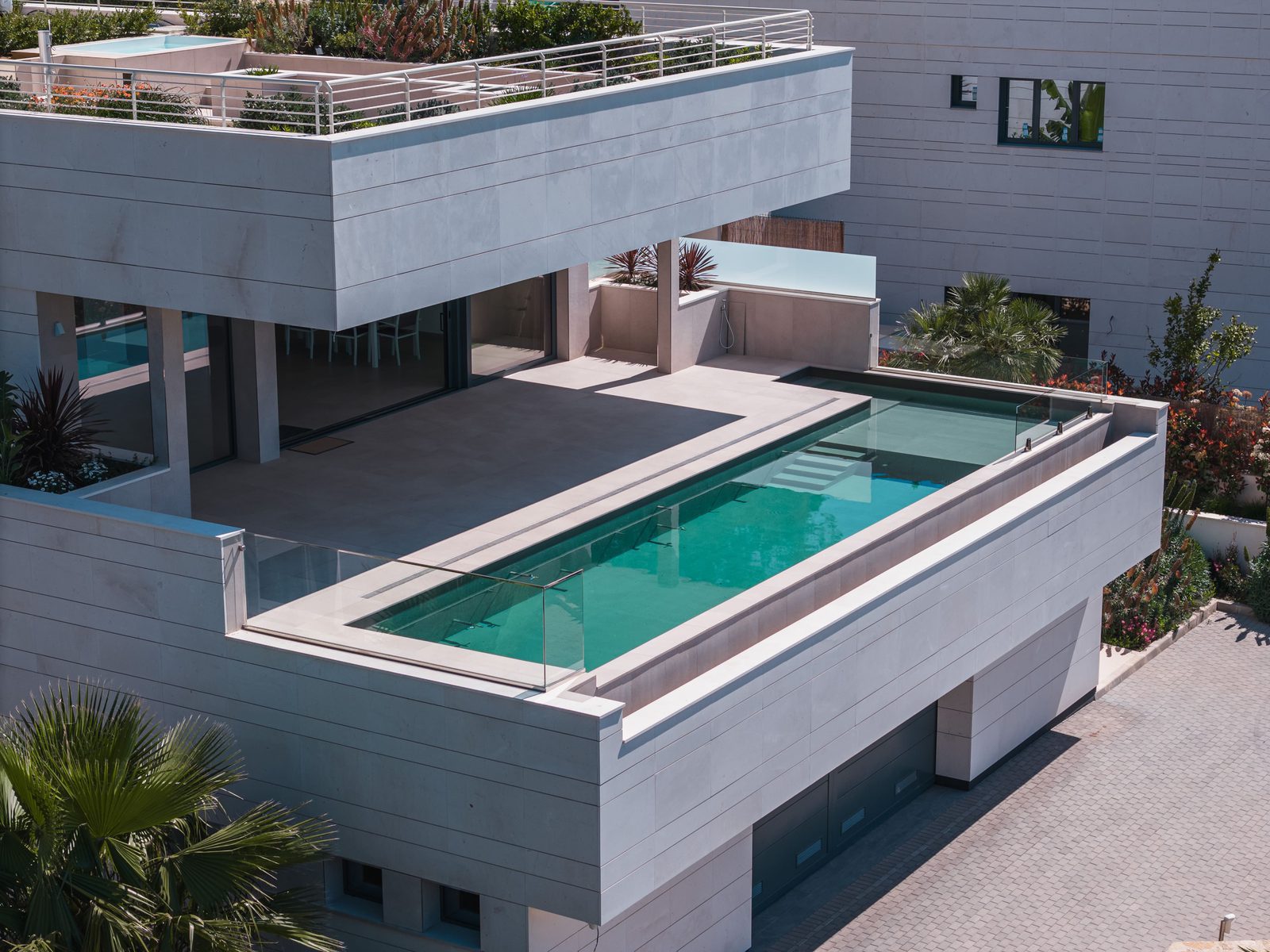 Modern villa with a rooftop pool and stunning sea and golf views in Altea - The Estates