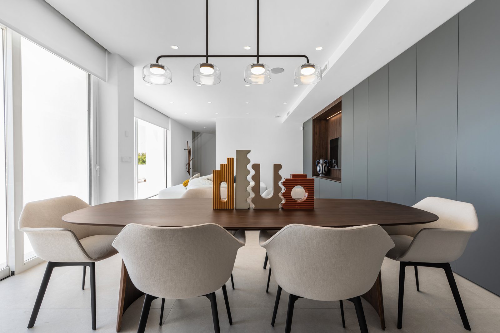 Stylish dining area of a 4-bedroom villa in Altea - The Estates