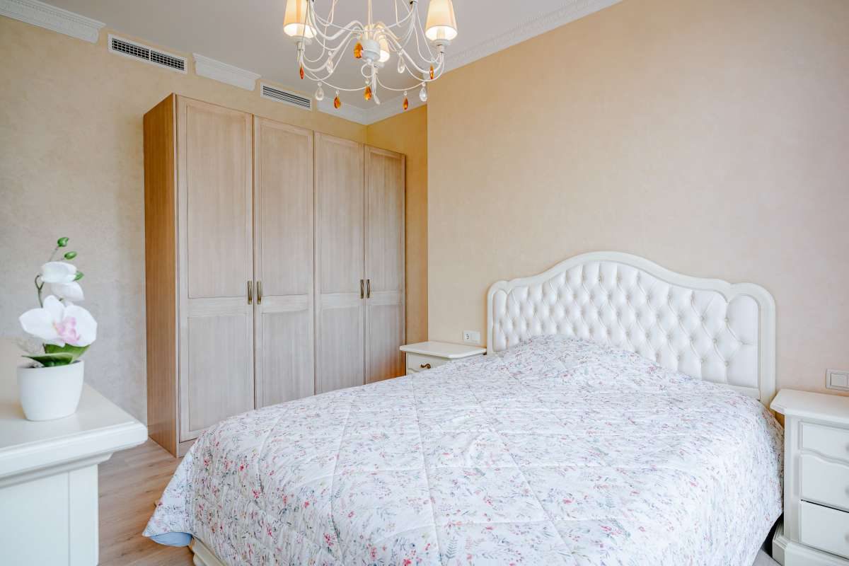 Elegant bedroom interior of a 6-bedroom villa in Calpe - The Estates