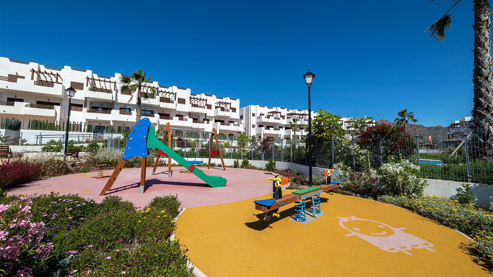 A playground area near a 1-bedroom bungalow in Pulpí - The Estates