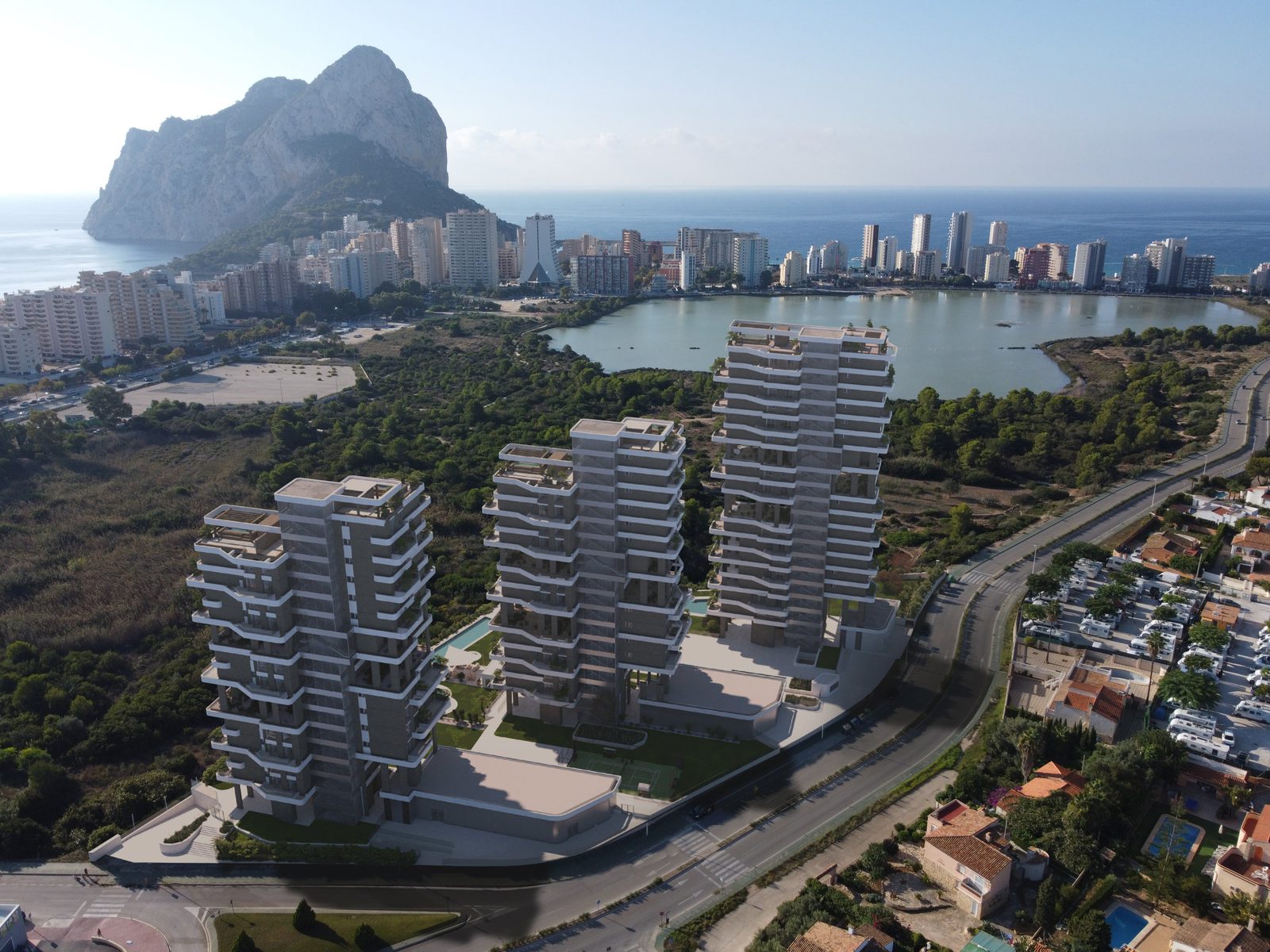 Stunning sea views from a 3-bedroom apartment in Calpe - The Estates