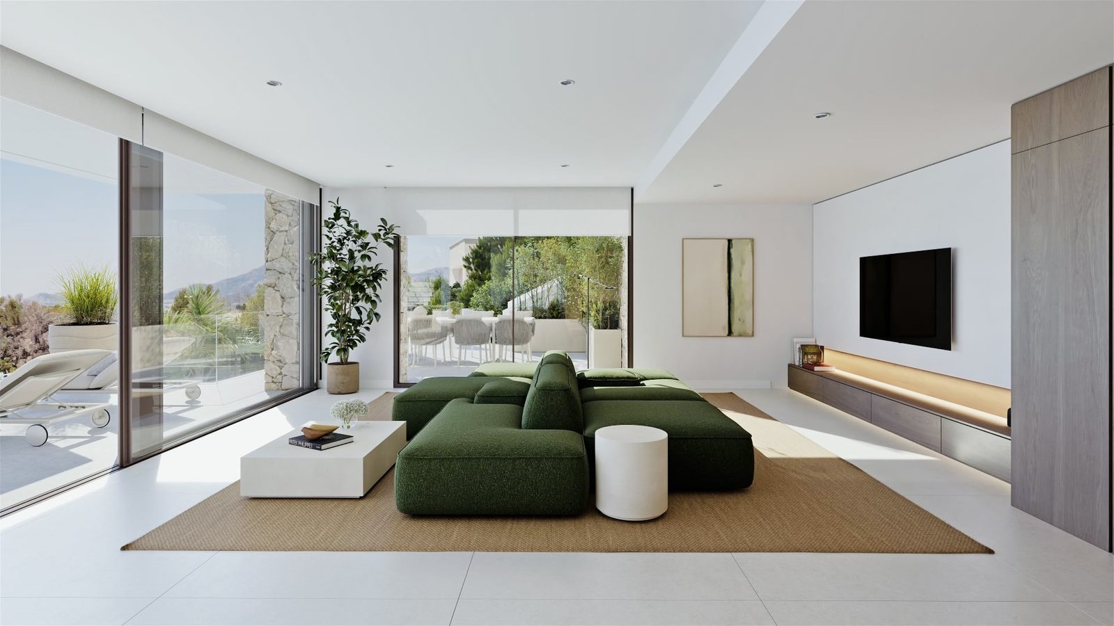 Contemporary living room