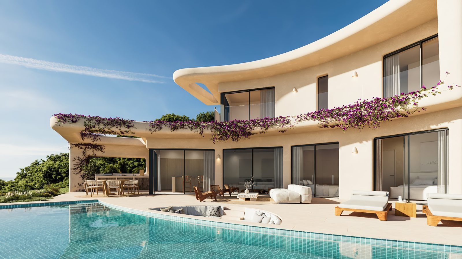 Villa Sirocco | Luxury Ibiza-Style Sea View Villa for Sale in Ambolo, Jávea