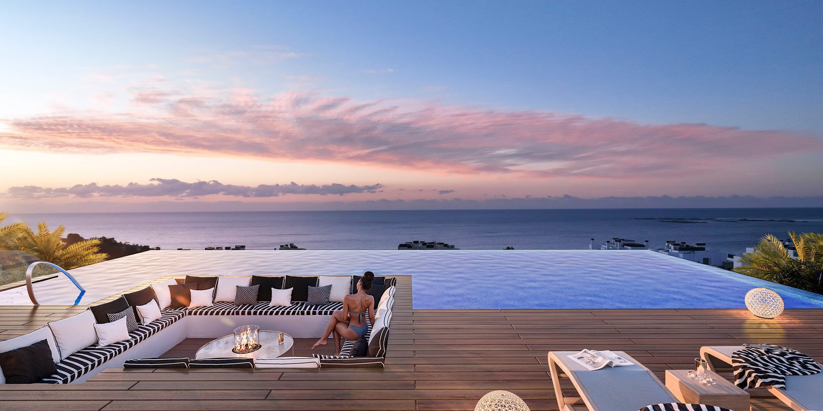 Stunning sea views from the terrace of a 2-bedroom apartment in Villajoyosa - The Estates