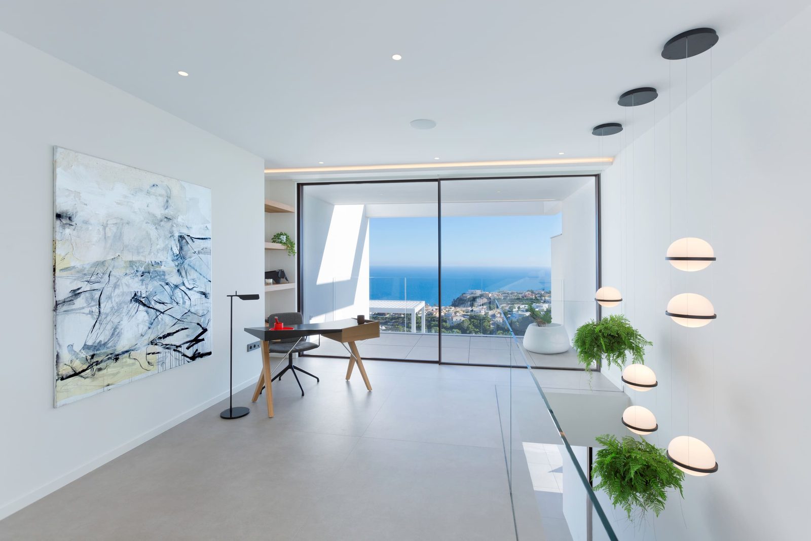 Stylish interior with stunning sea views of a 5-bedroom villa in Benitachell - The Estates