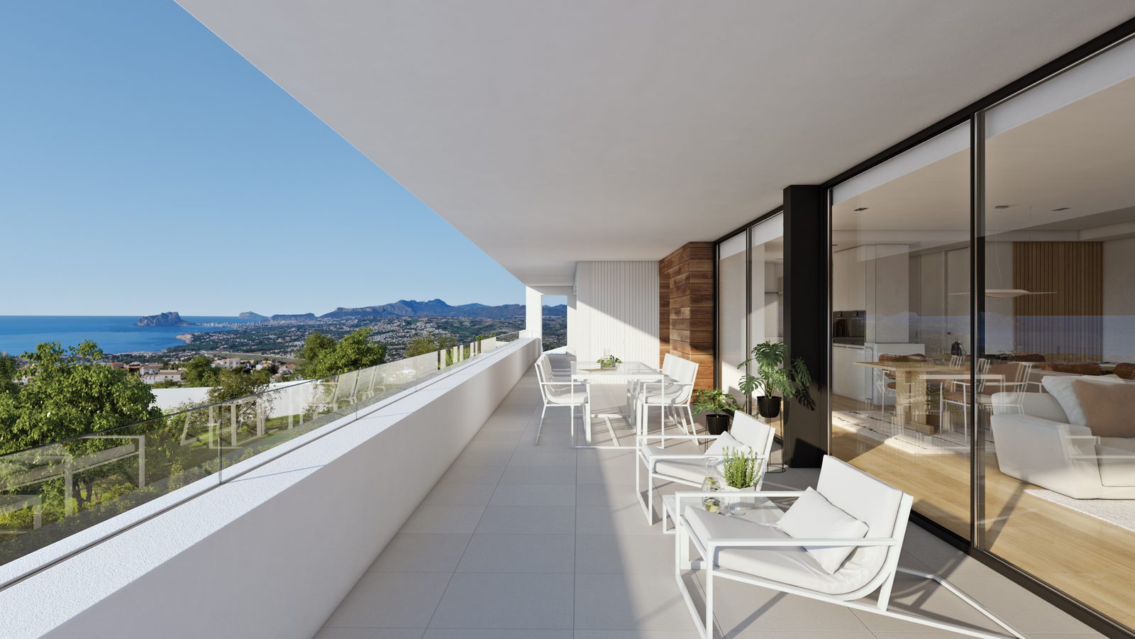 Sea-view terrace