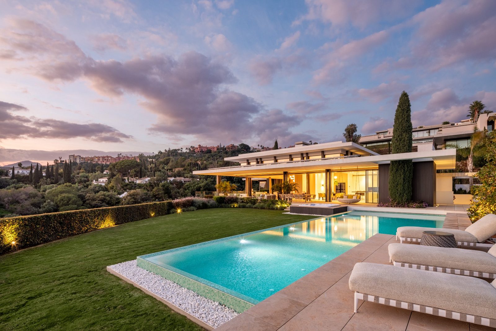 Modern villa with