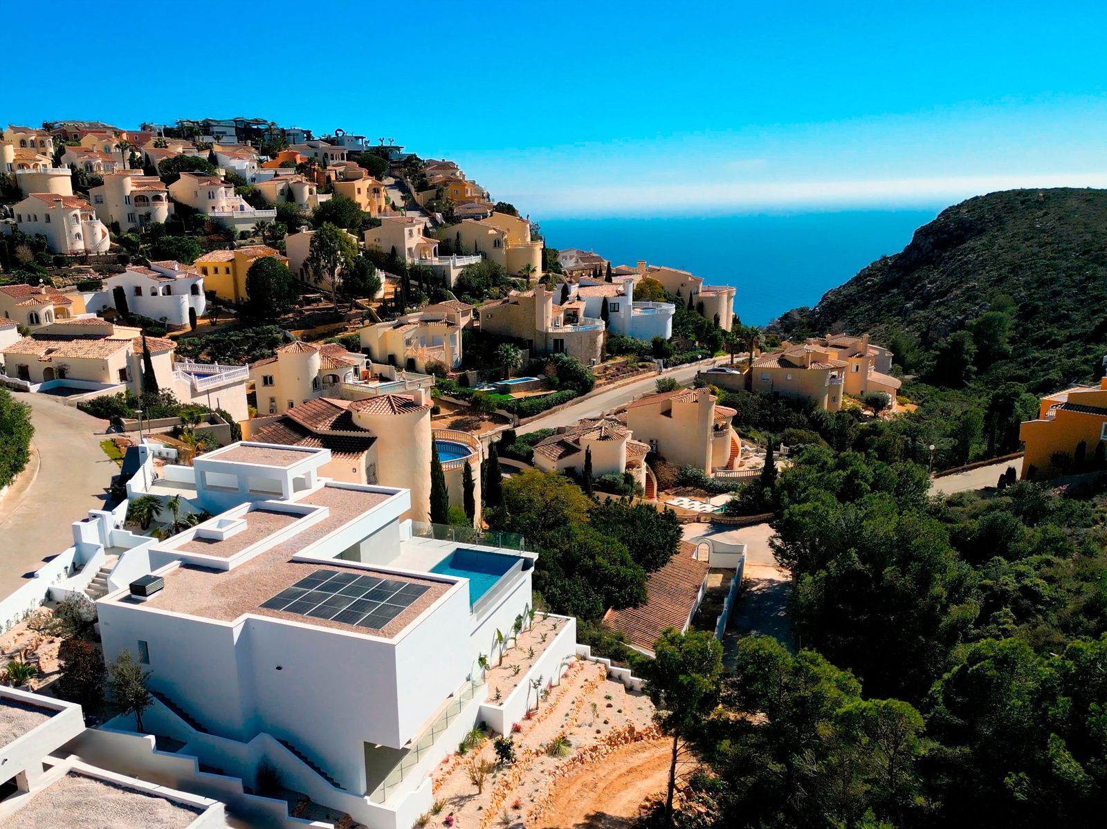 Stunning sea views from a 3-bedroom villa in Benitachell - The Estates