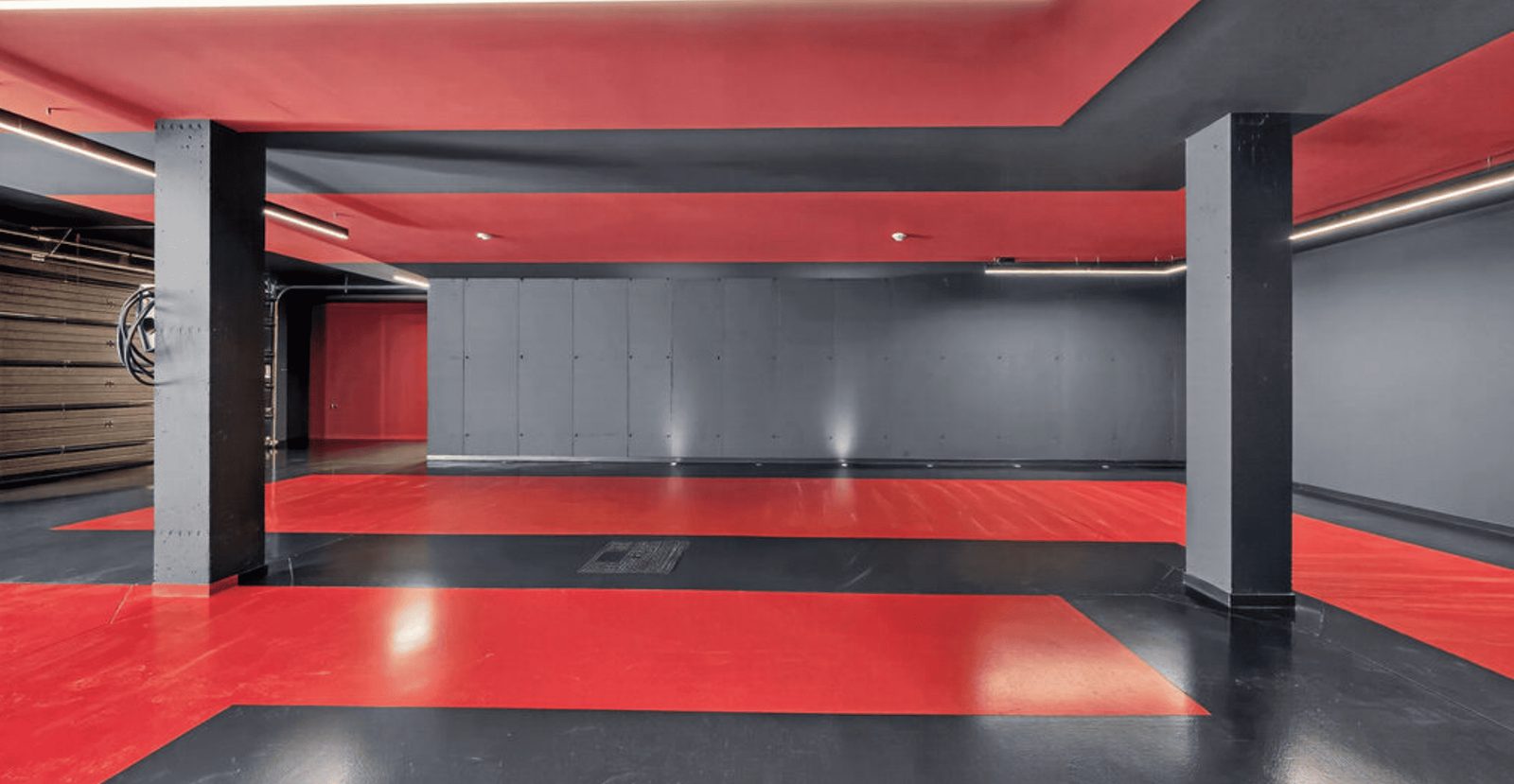 A modern garage space within a 4-bedroom villa in La Nucia - The Estates