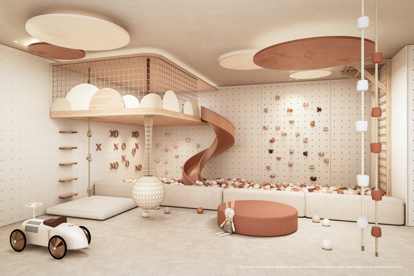 Indoor children's playroom