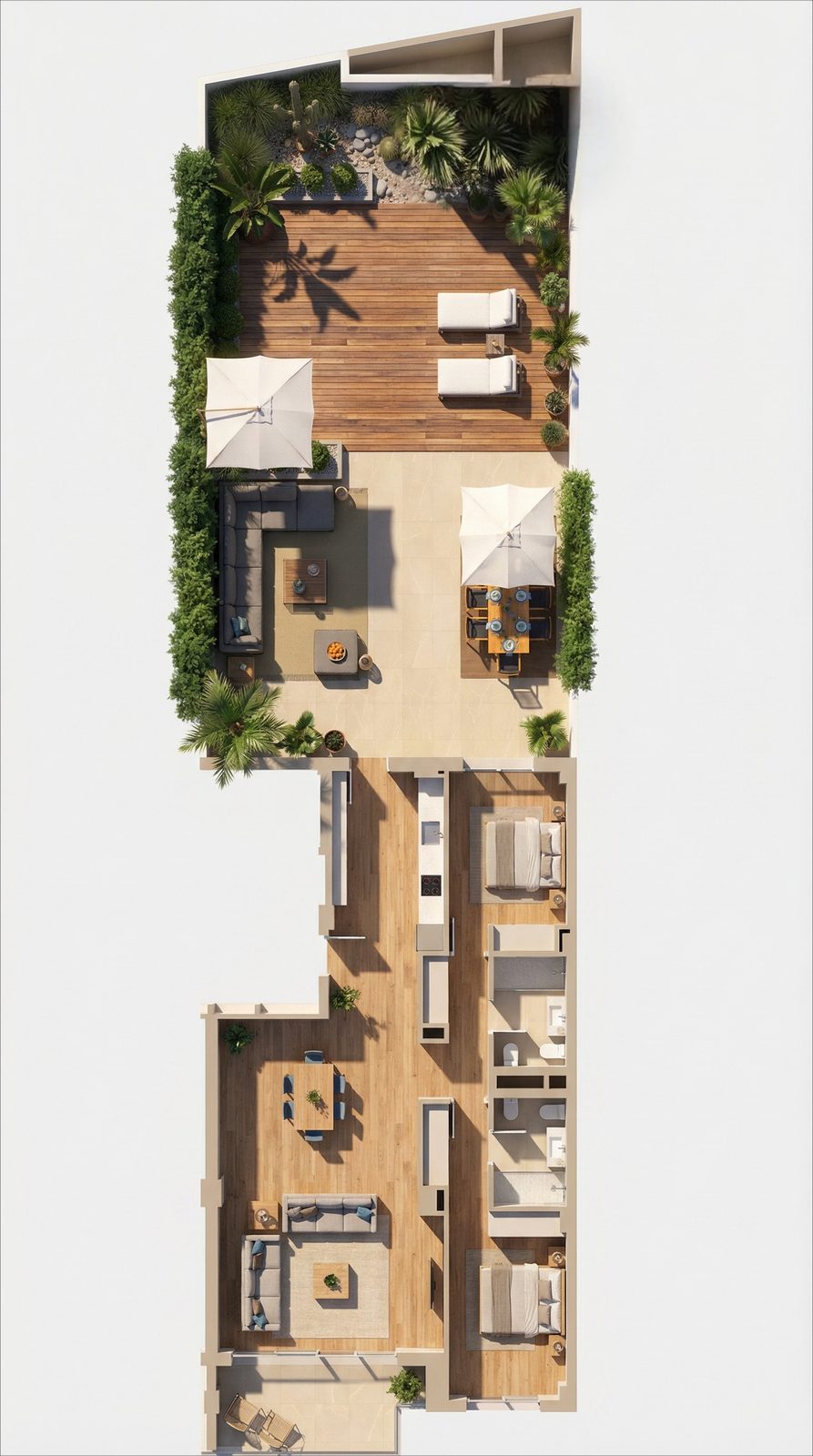 Aerial floor plan showing the