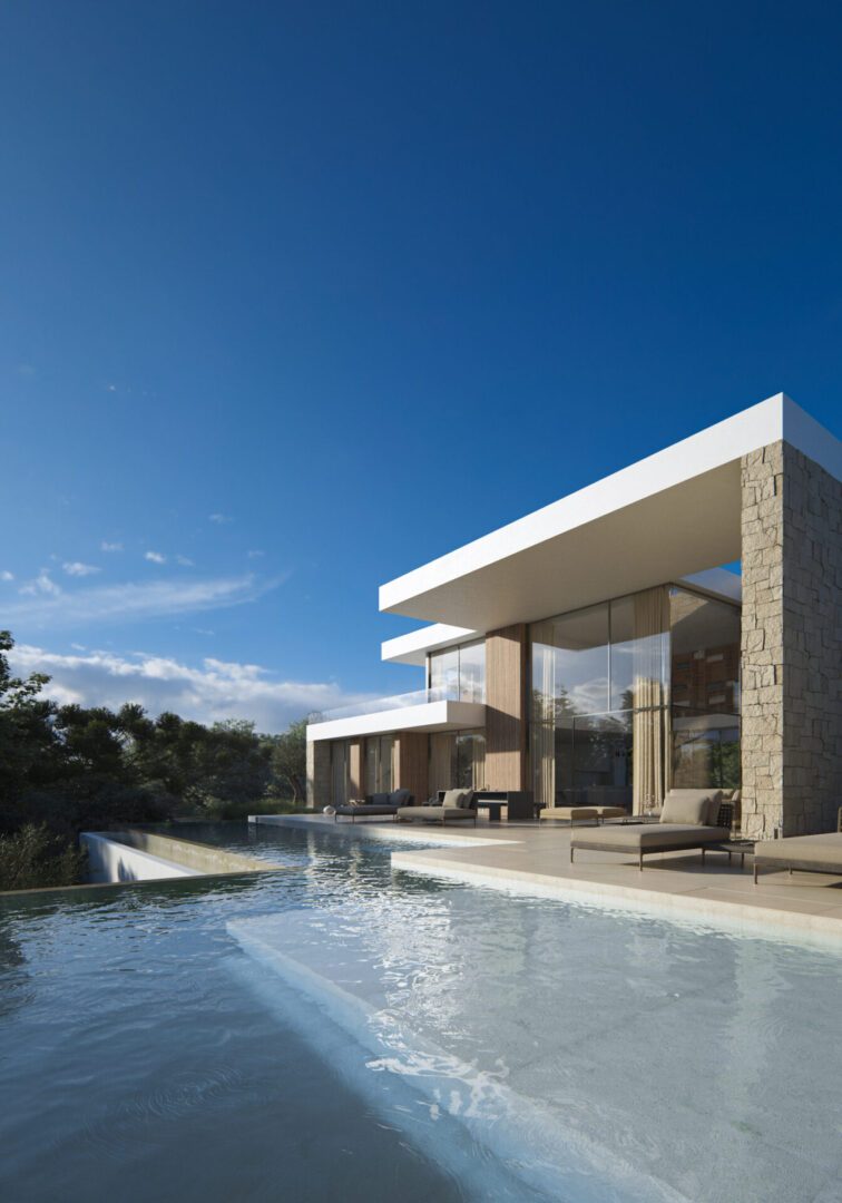 Modern villa with infinity pool and sun terrace of a 4-bedroom villa in Moraira - The Estates