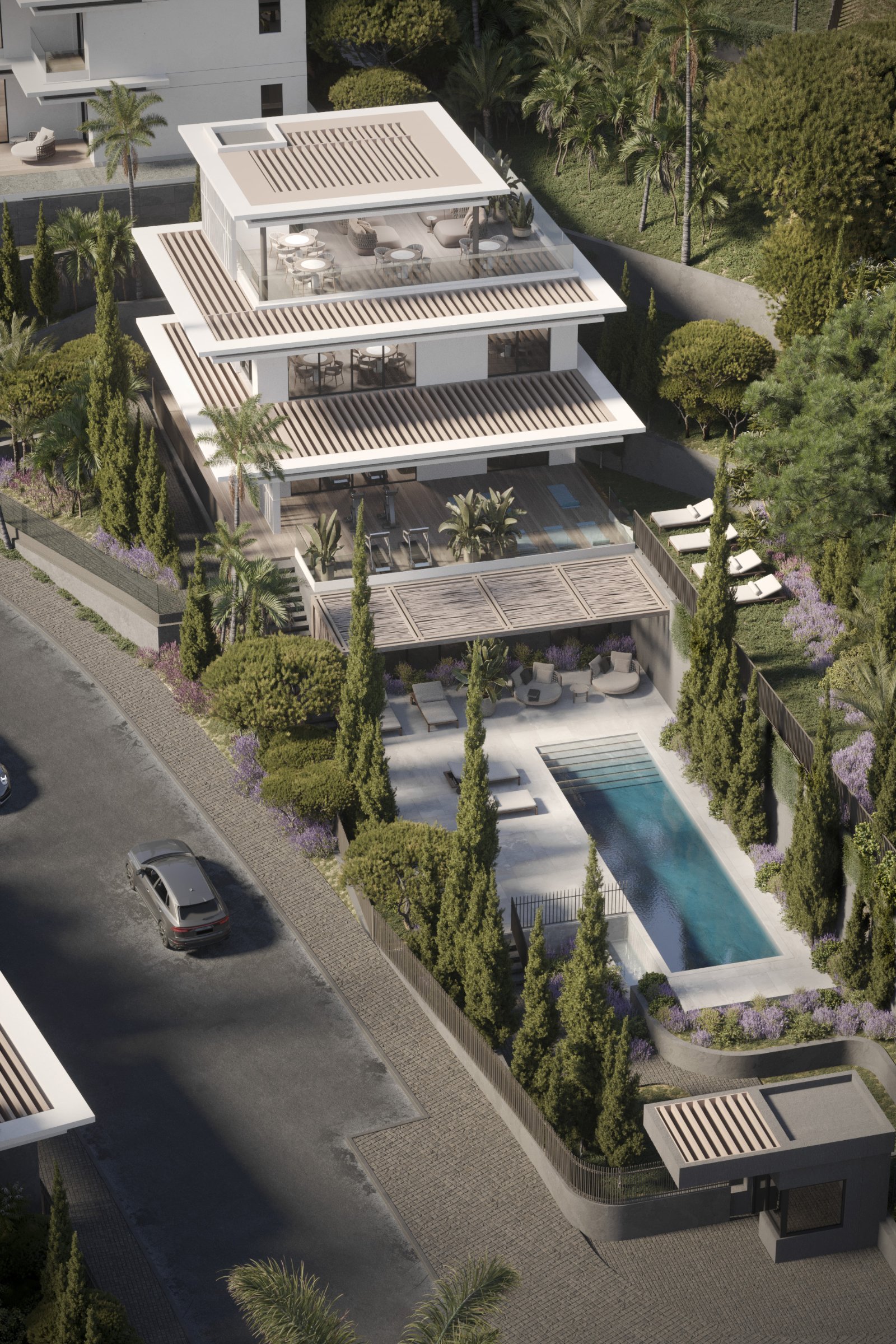 Luxury Residences in Mijas with Panoramic Sea Views | Villa Emerald Garden 1
