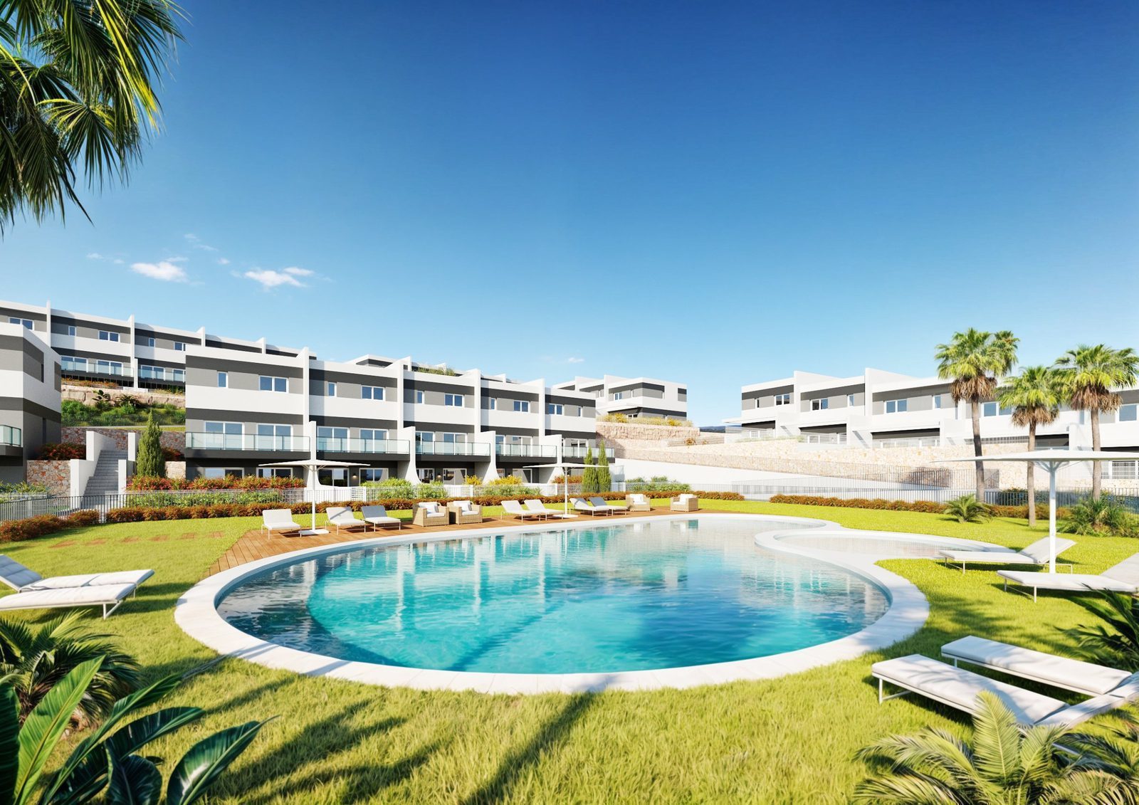 New Townhouses for Sale in Balcón de Finestrat | Townhouse Nature 1