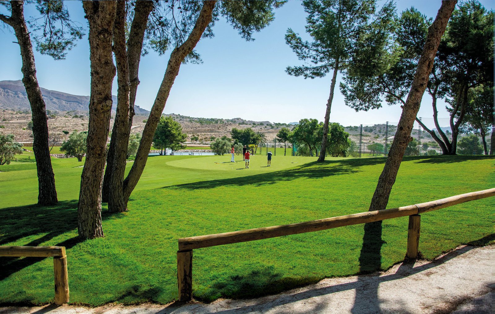 A view of the golf course near a 2-bedroom apartment in Alicante - The Estates