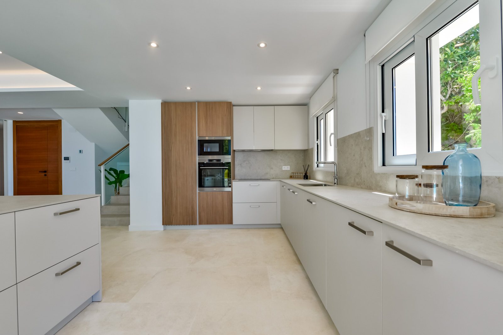 Modern kitchen interior of a 3-bedroom villa in Altea - The Estates
