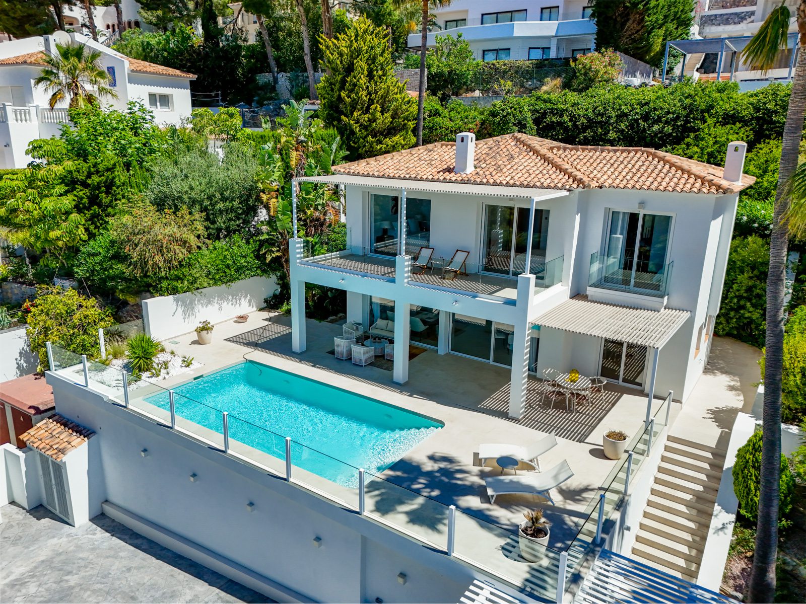 A beautiful villa with a pool and terrace in Altea Hills, Costa Blanca - The Estates
