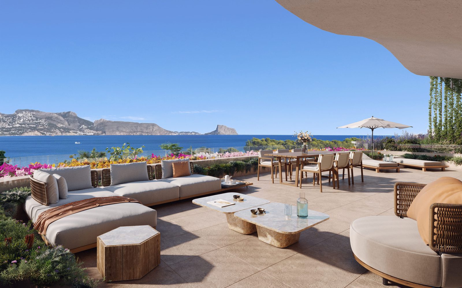 New Build Apartments for Sale in Albir Beach with Sea Views | Apartment Girasol 1