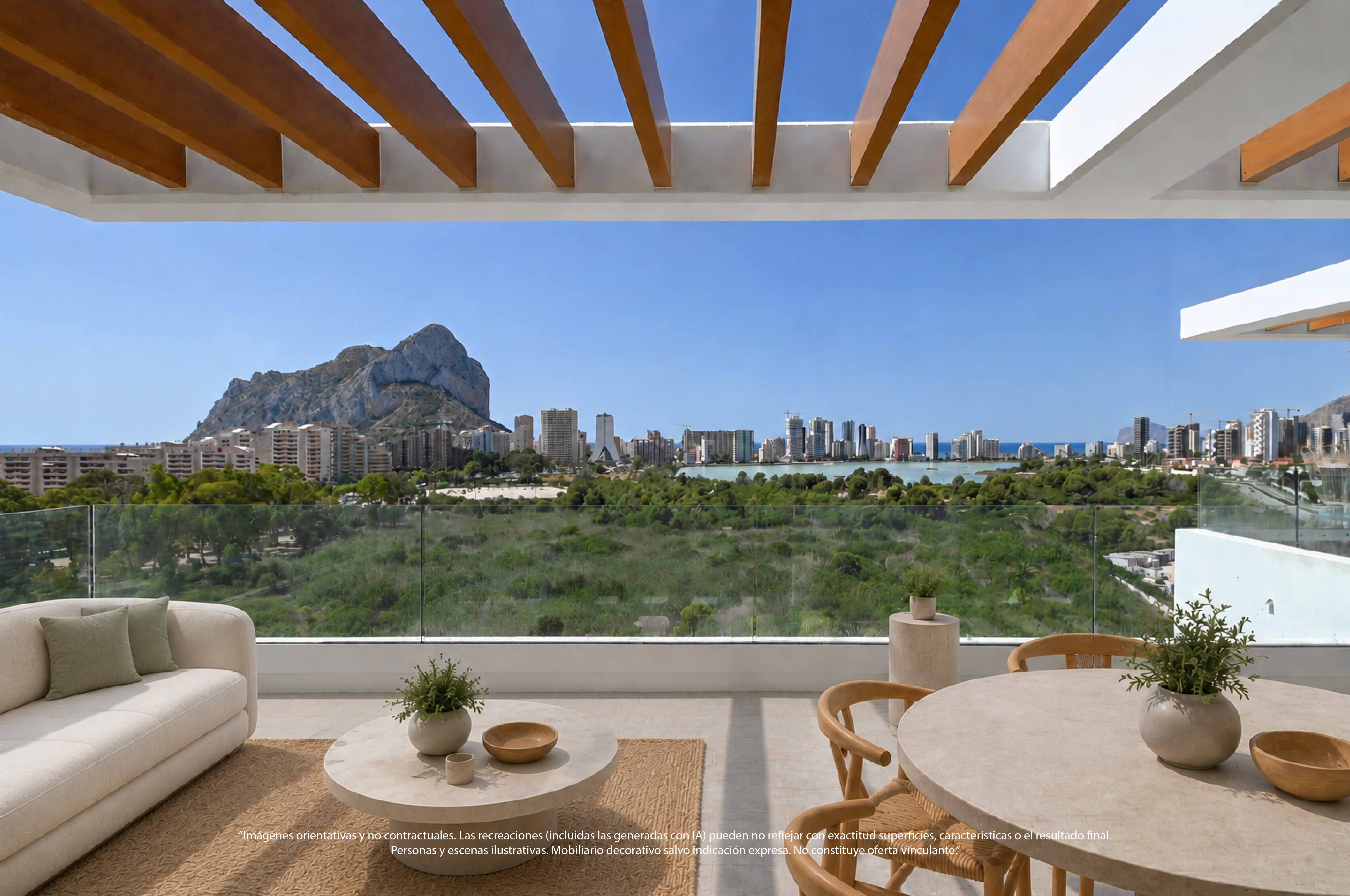 Key Ready Apartments in Calpe Near the Beach | Penthouse Lagune 1