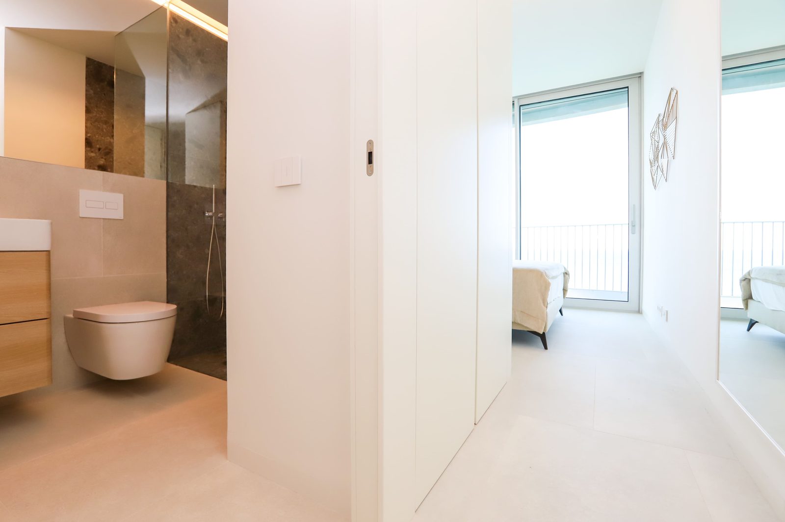 Modern bathroom interior of a 4-bedroom apartment in Calpe - The Estates