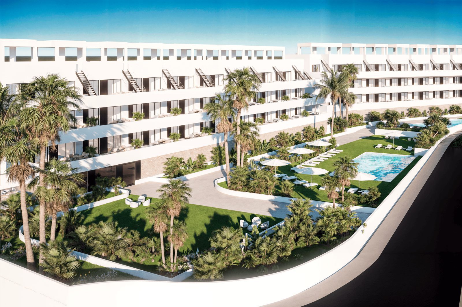 New penthouses for sale in Finestrat with sea views and premium communal facilities | Penthouse Resort 98