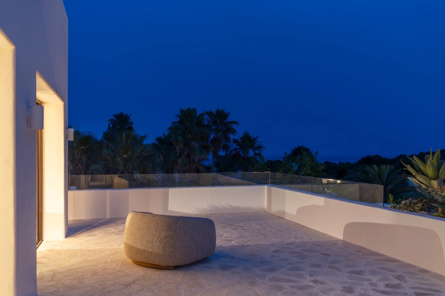 A beautifully lit terrace of a 5-bedroom villa in Benissa - The Estates