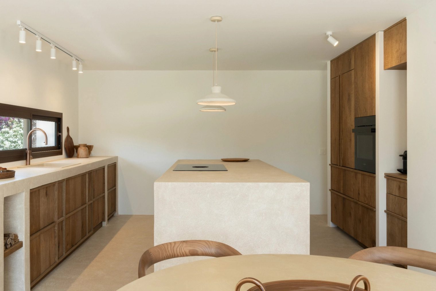 Modern kitchen interior of a 5-bedroom villa in Benissa - The Estates