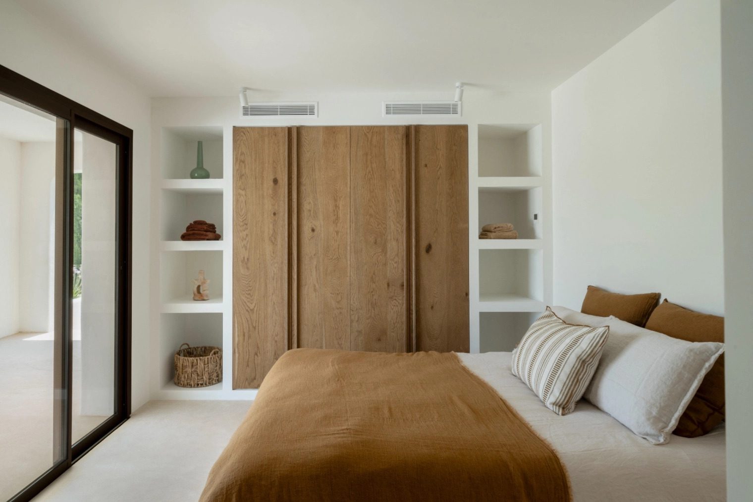 Stylish bedroom interior of a 5-bedroom villa in Benissa - The Estates