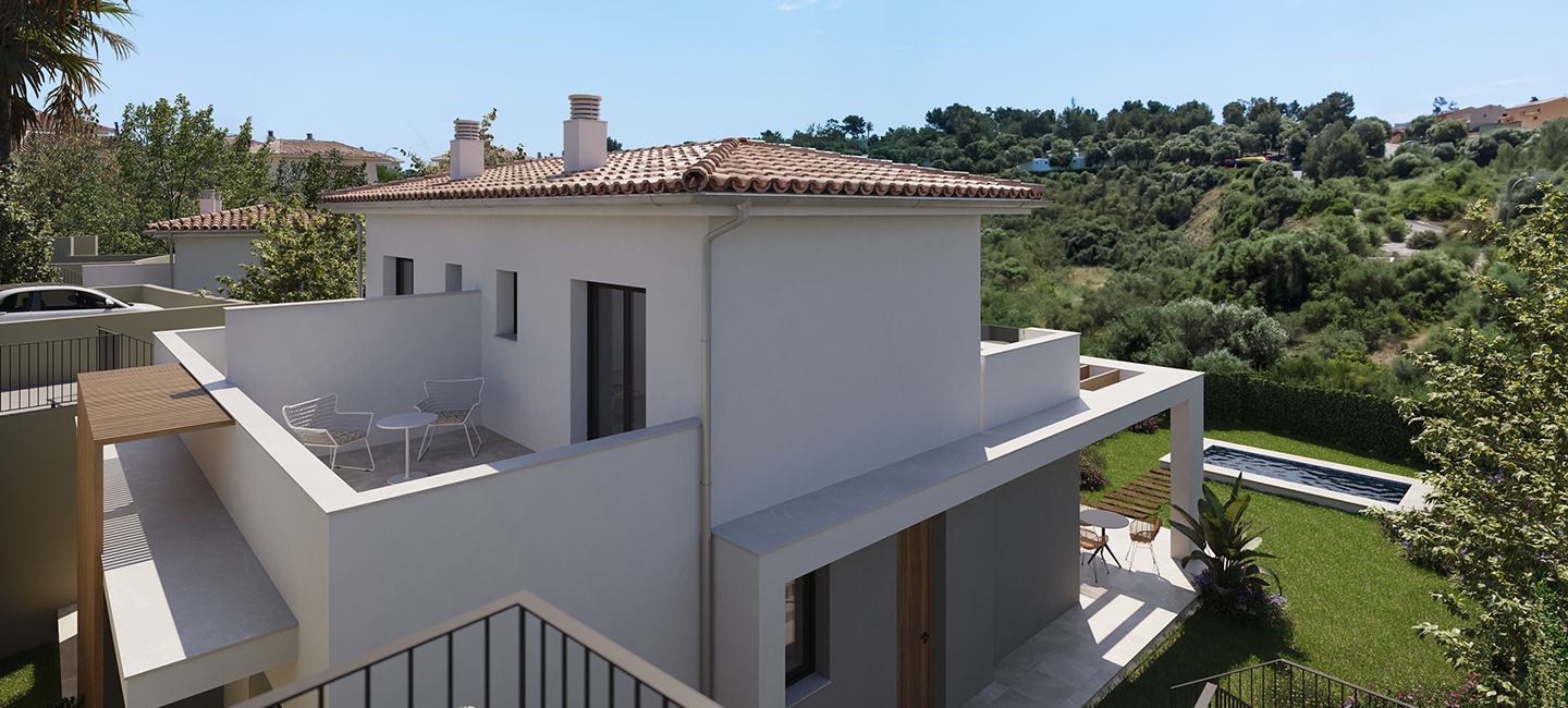 New Build Villas for Sale in Cala Romántica, Mallorca | Townhouse Bay 32