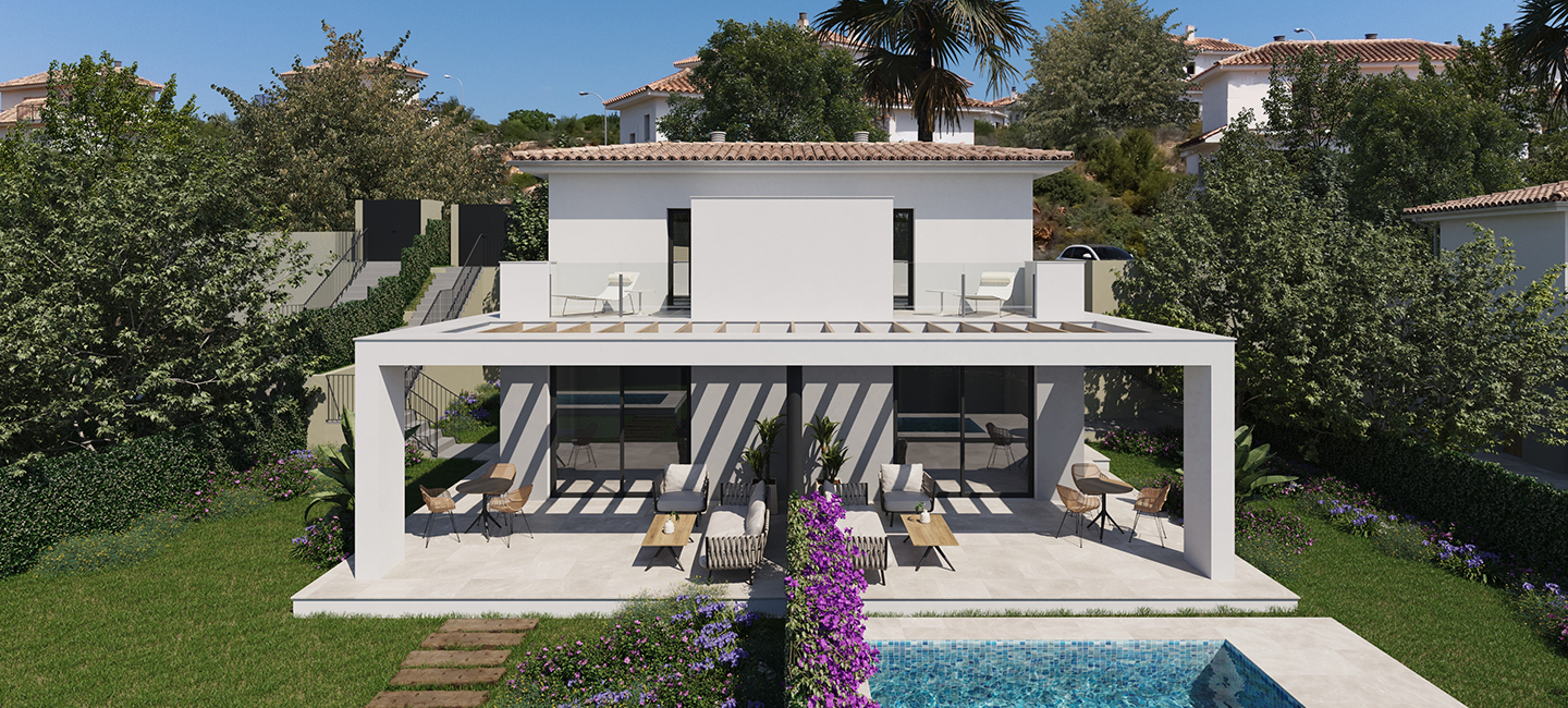 New Build Villas for Sale in Cala Romántica, Mallorca | Townhouse Bay 31