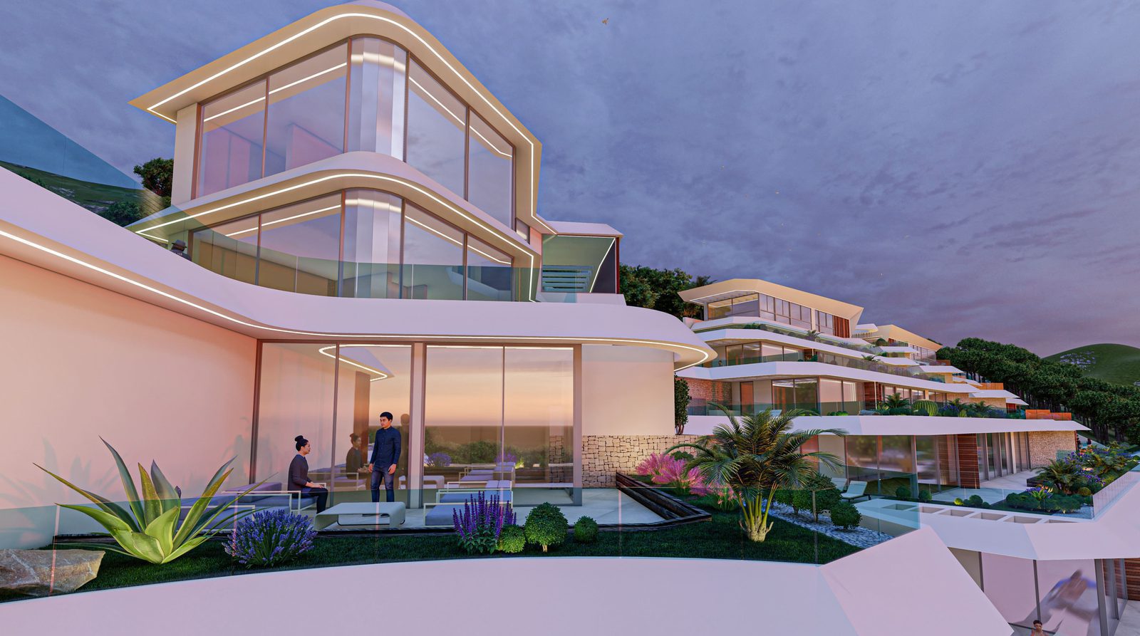 Luxury Villa in a Gated Community with Panoramic Sea Views in Mascarat