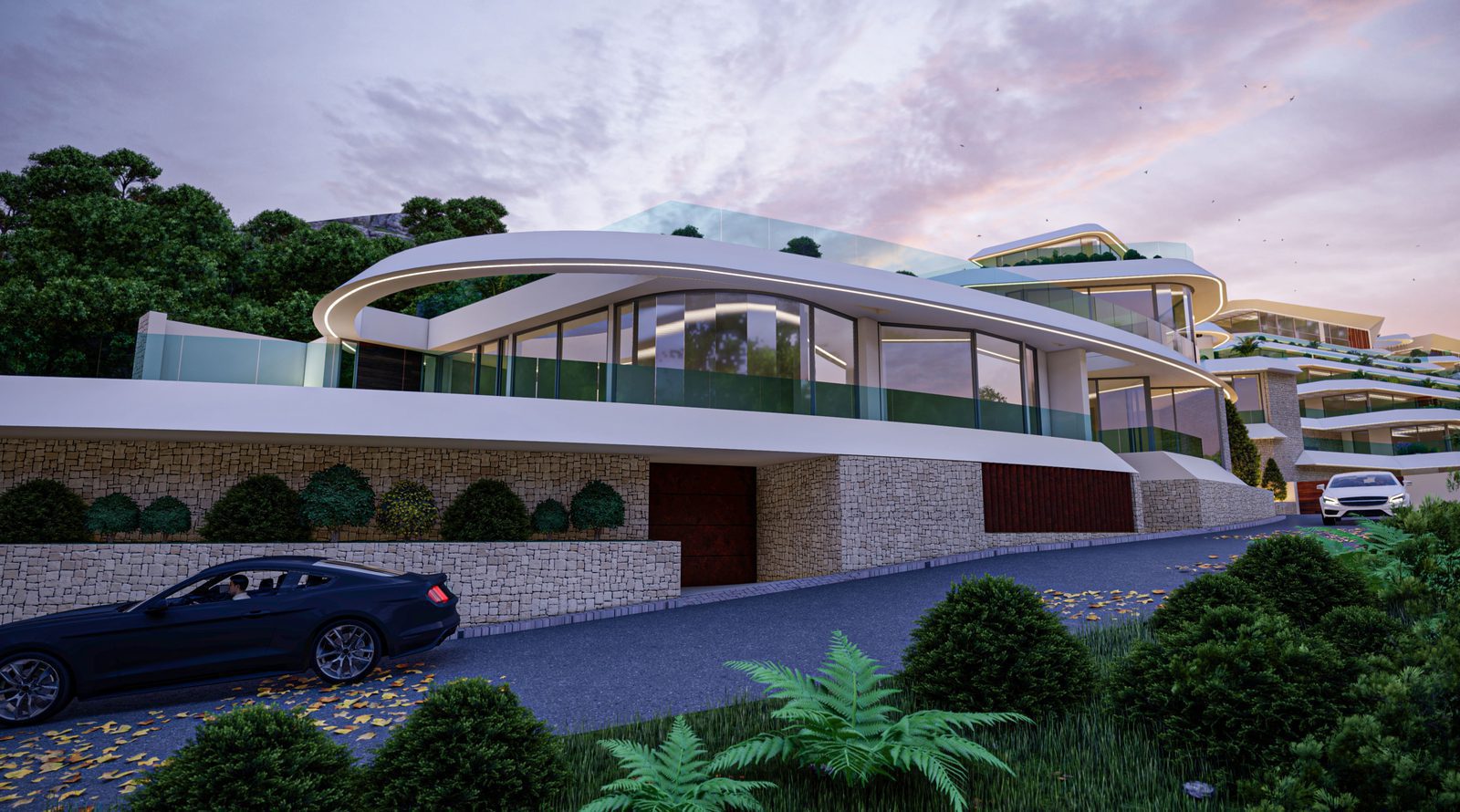 Modern villa with panoramic sea views in Calpe, a stunning 4-bedroom property - The Estates