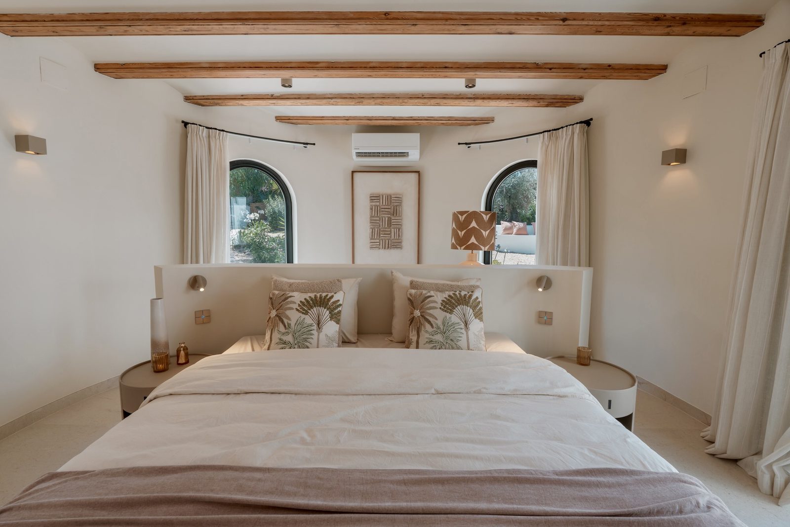 Stylish bedroom interior of a 4-bedroom villa in Javea - The Estates