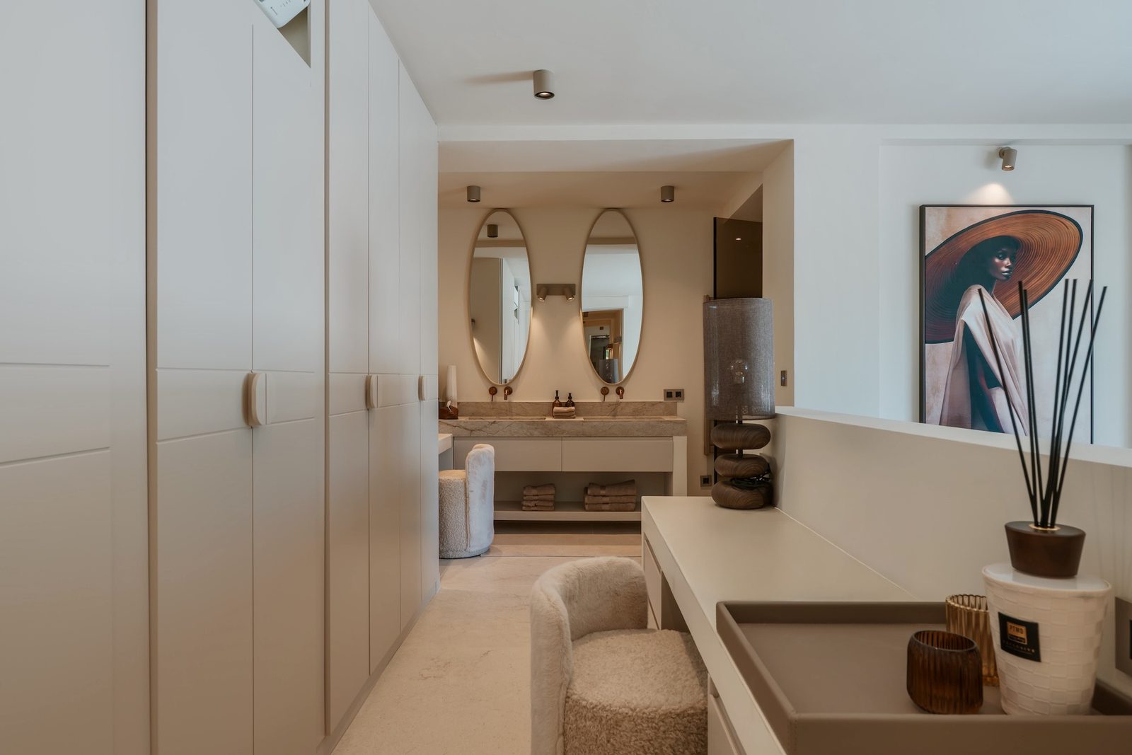 Stylish bathroom interior of a 4-bedroom villa in Javea - The Estates