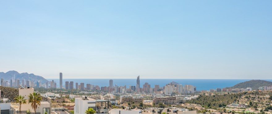 Panoramic view of Benidorm
