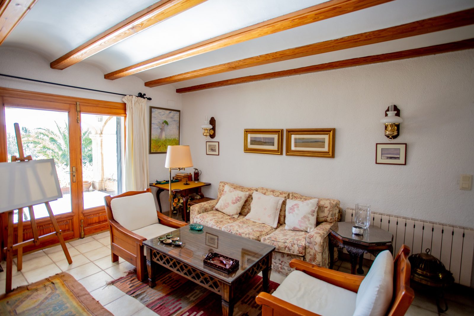 Cozy living room interior of a 4-bedroom villa in Javea - The Estates