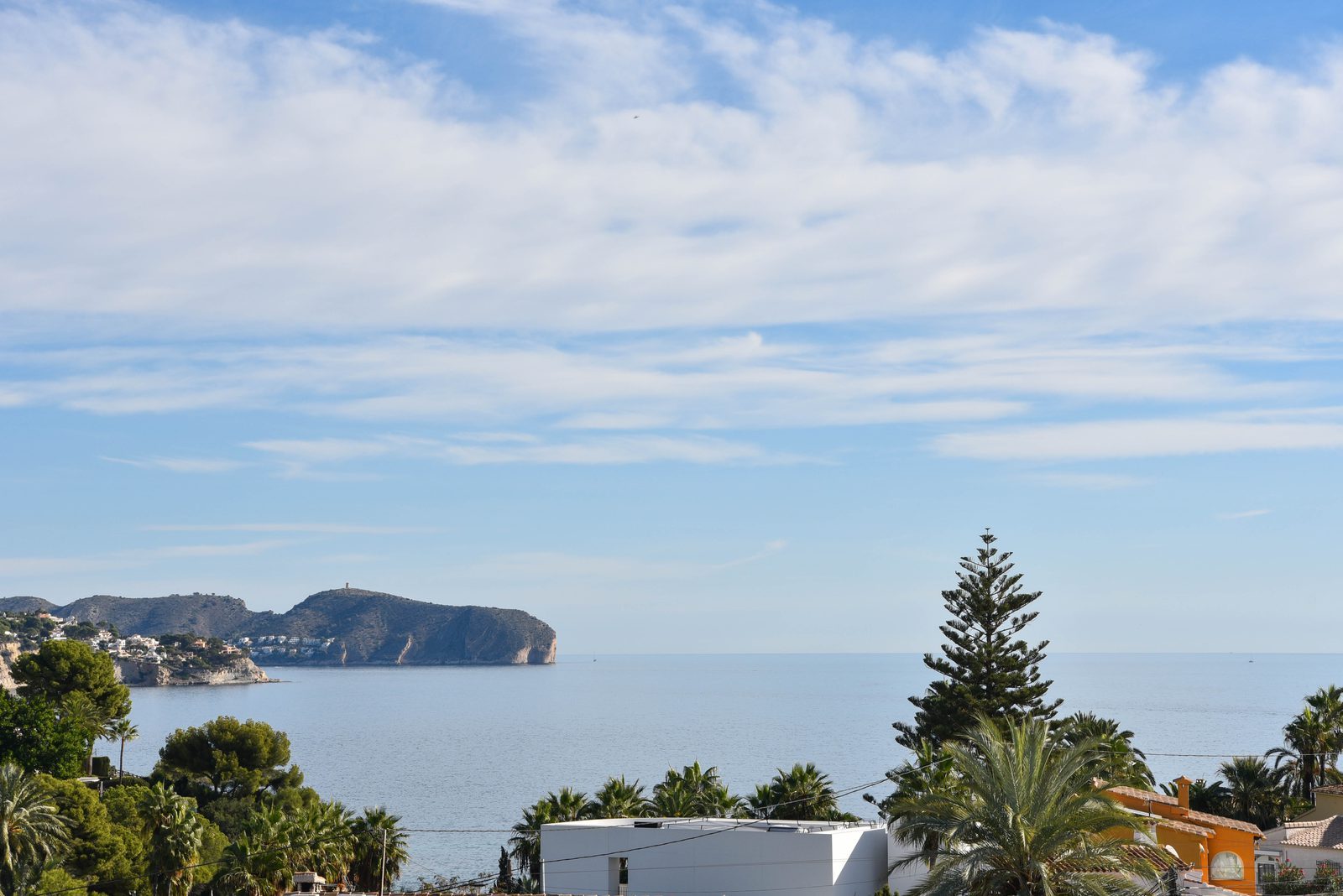 Panoramic sea and coastal mountain views from a 4-bedroom villa in Benissa - The Estates