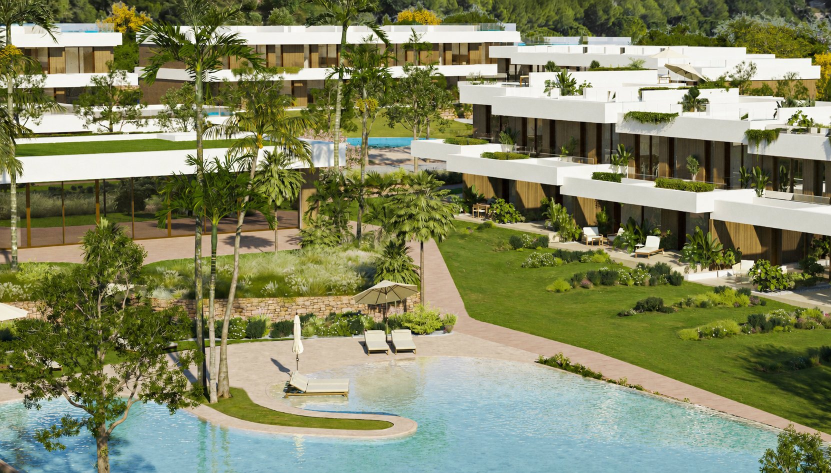 New Build Golf Townhouses in La Sella, Dénia | Townhouse Golf Village F10