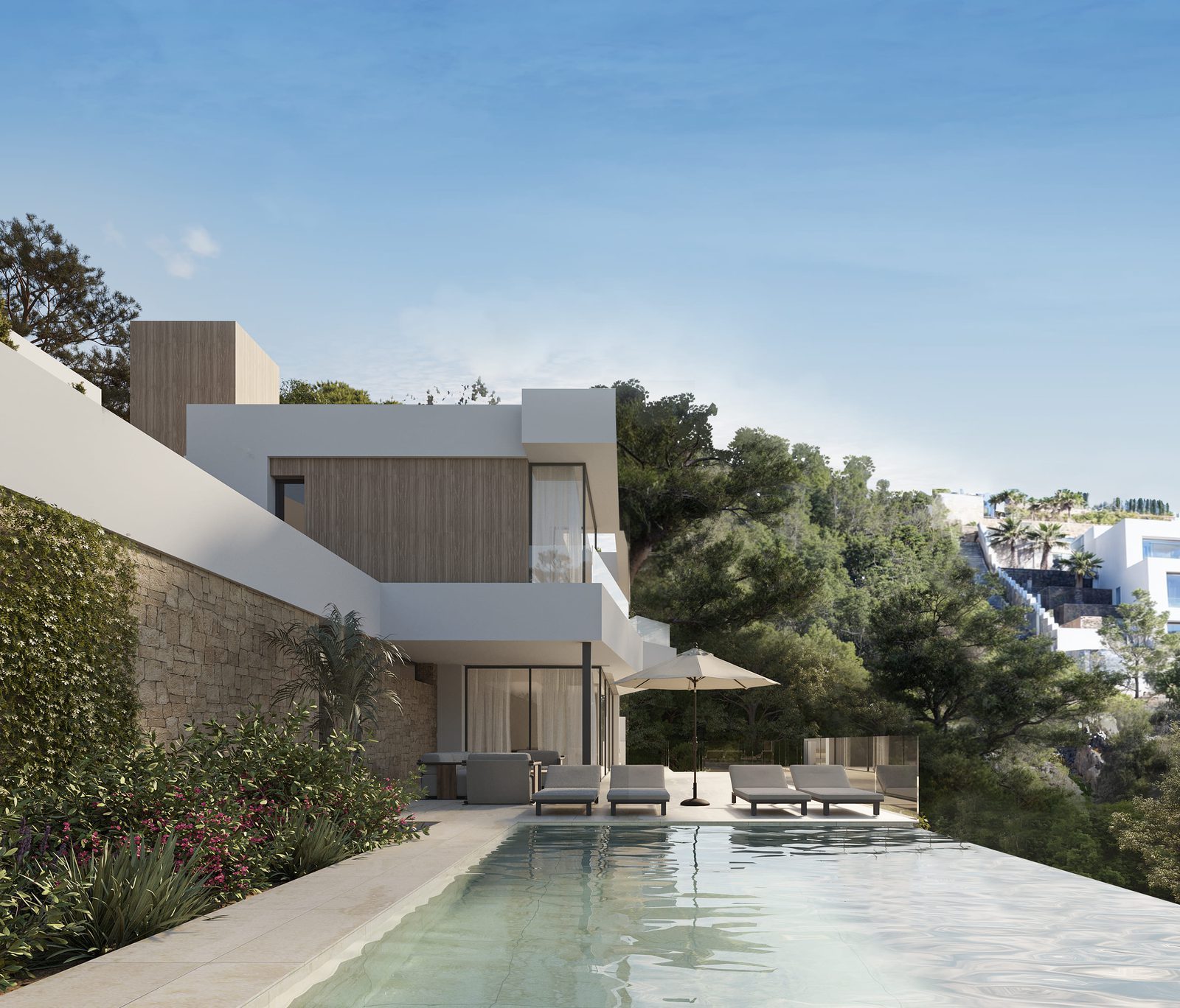 Modern 4-bedroom villa with pool, terrace and landscaped gardens in Benissa - The Estates