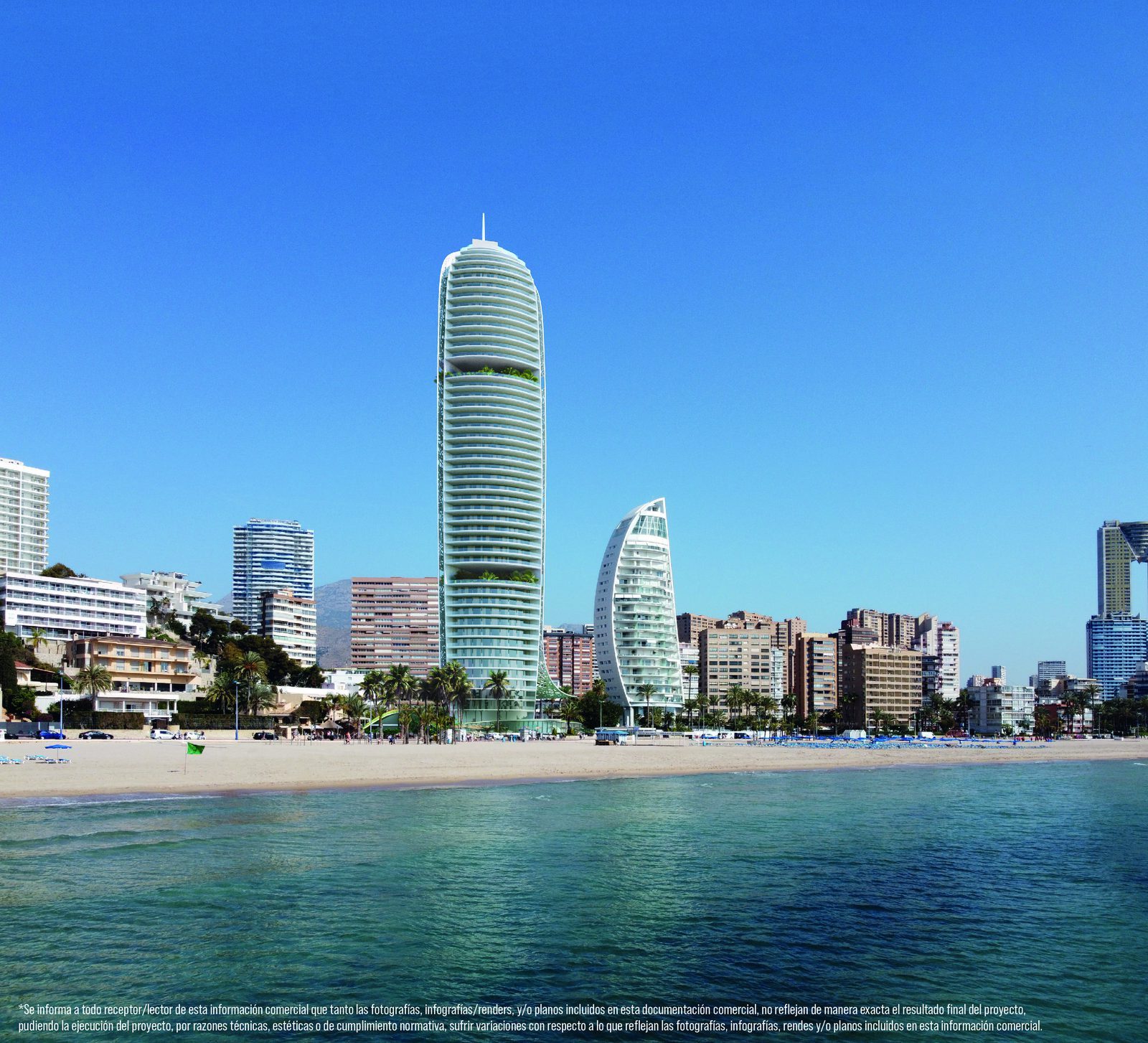 Panoramic view of Benidorm